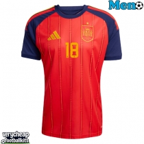 Spain Martin Zubimendi #18 Replica Home Shirt World Cup 2026 Short Sleeve